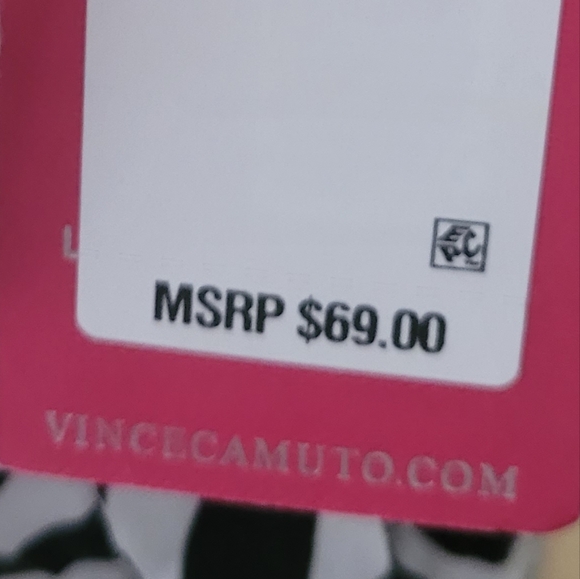 NWT TAGS VINCE CAMUTO SIZE SMALL PALM JUMPSUIT - Picture 3 of 3